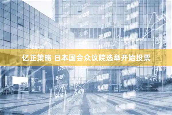 亿正策略 日本国会众议院选举开始投票
